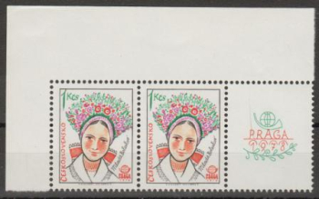 2263 ZN + ZN + K vodorovně ** - 1977 - PRAGA 1978